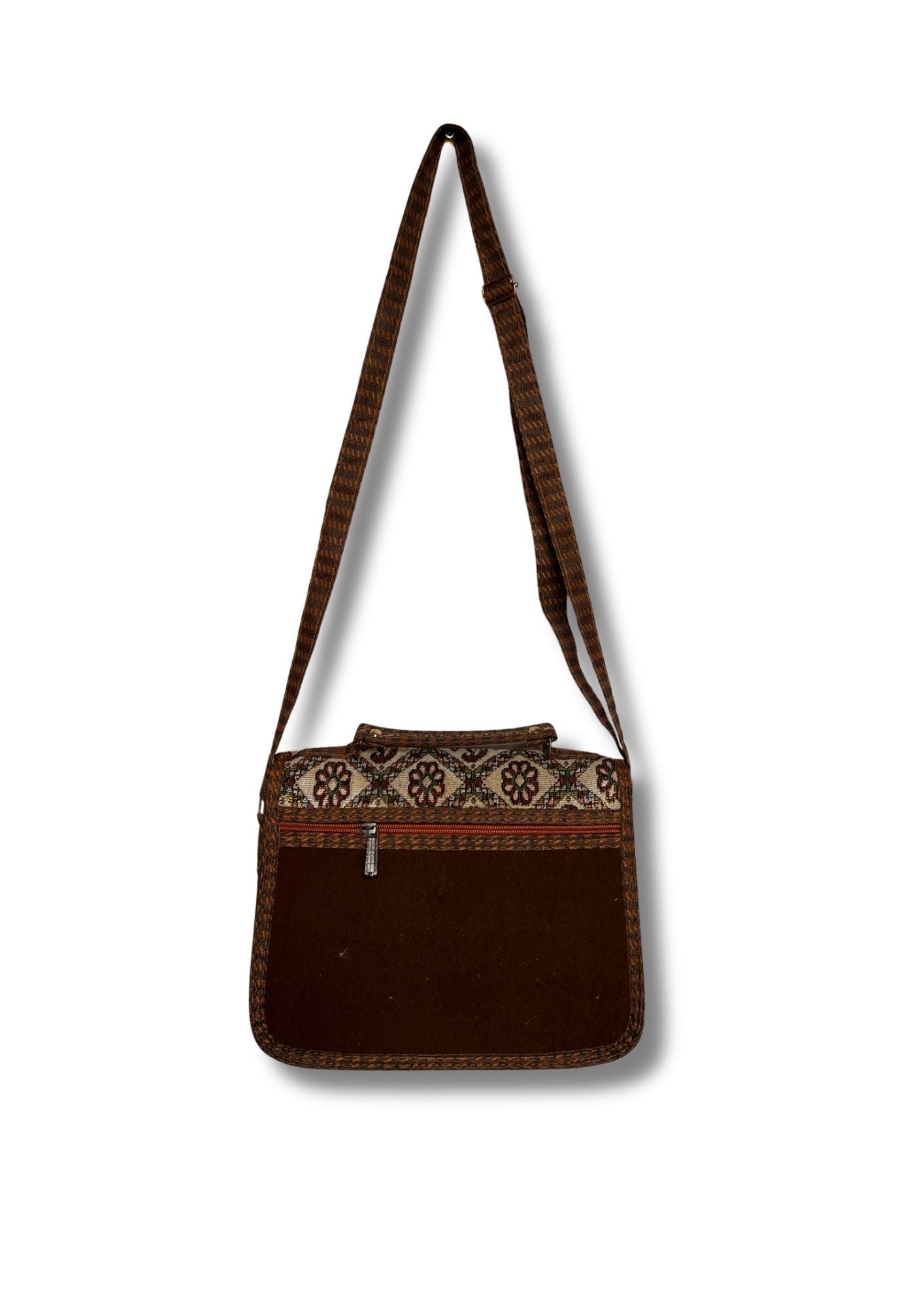 Halı Motifli Omuz Askılı Çanta