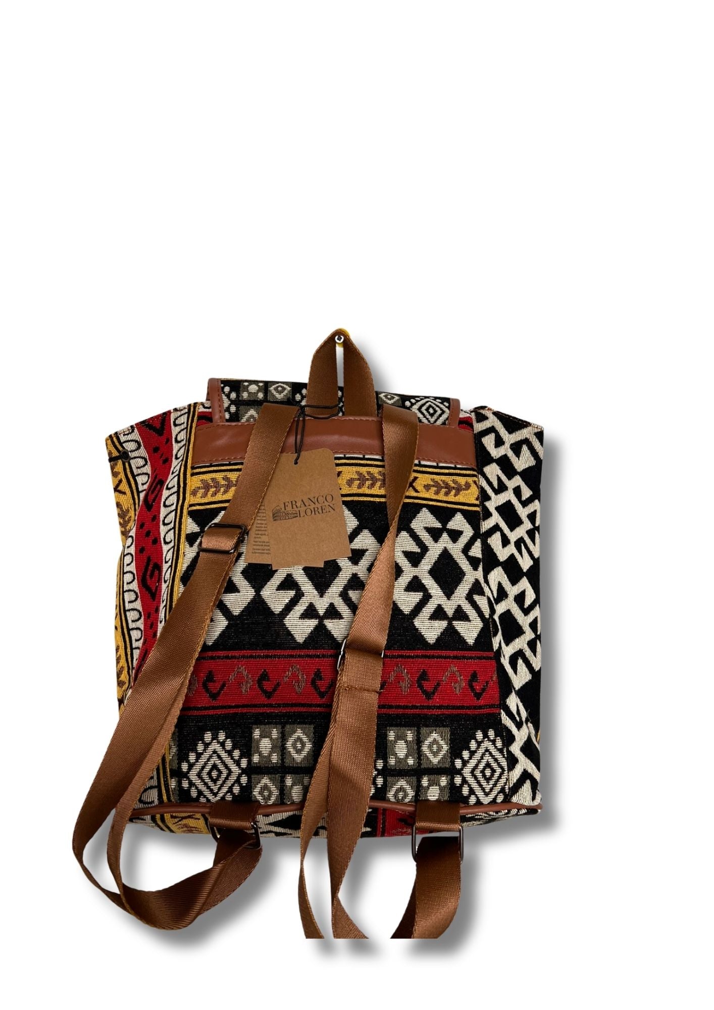 Halı Motifli Sırt Çantası