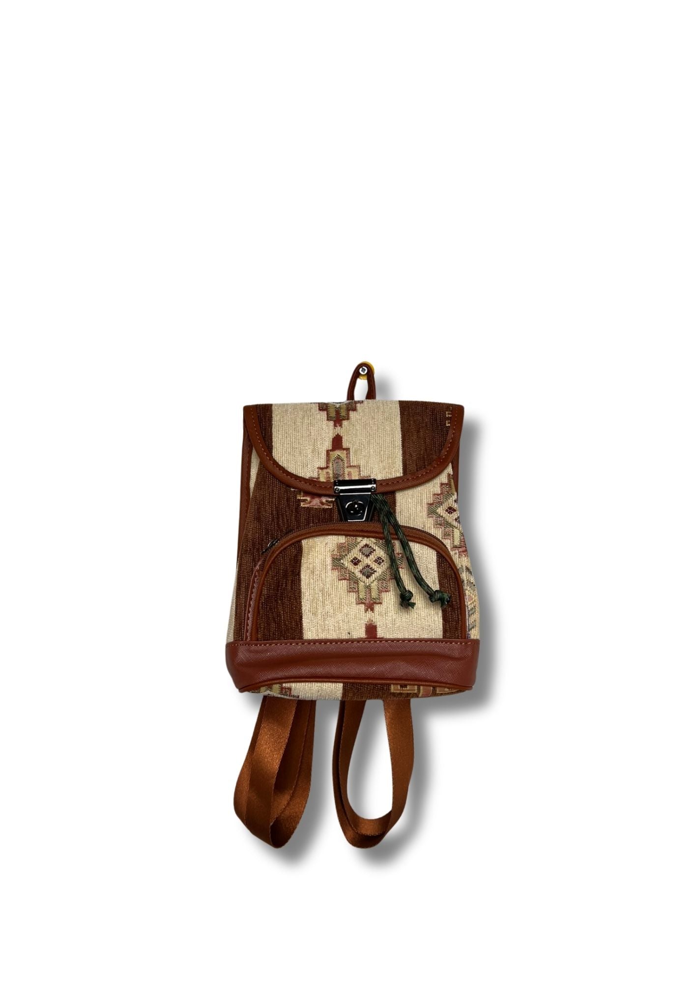 Halı Motifli Küçük Sırt Çantası