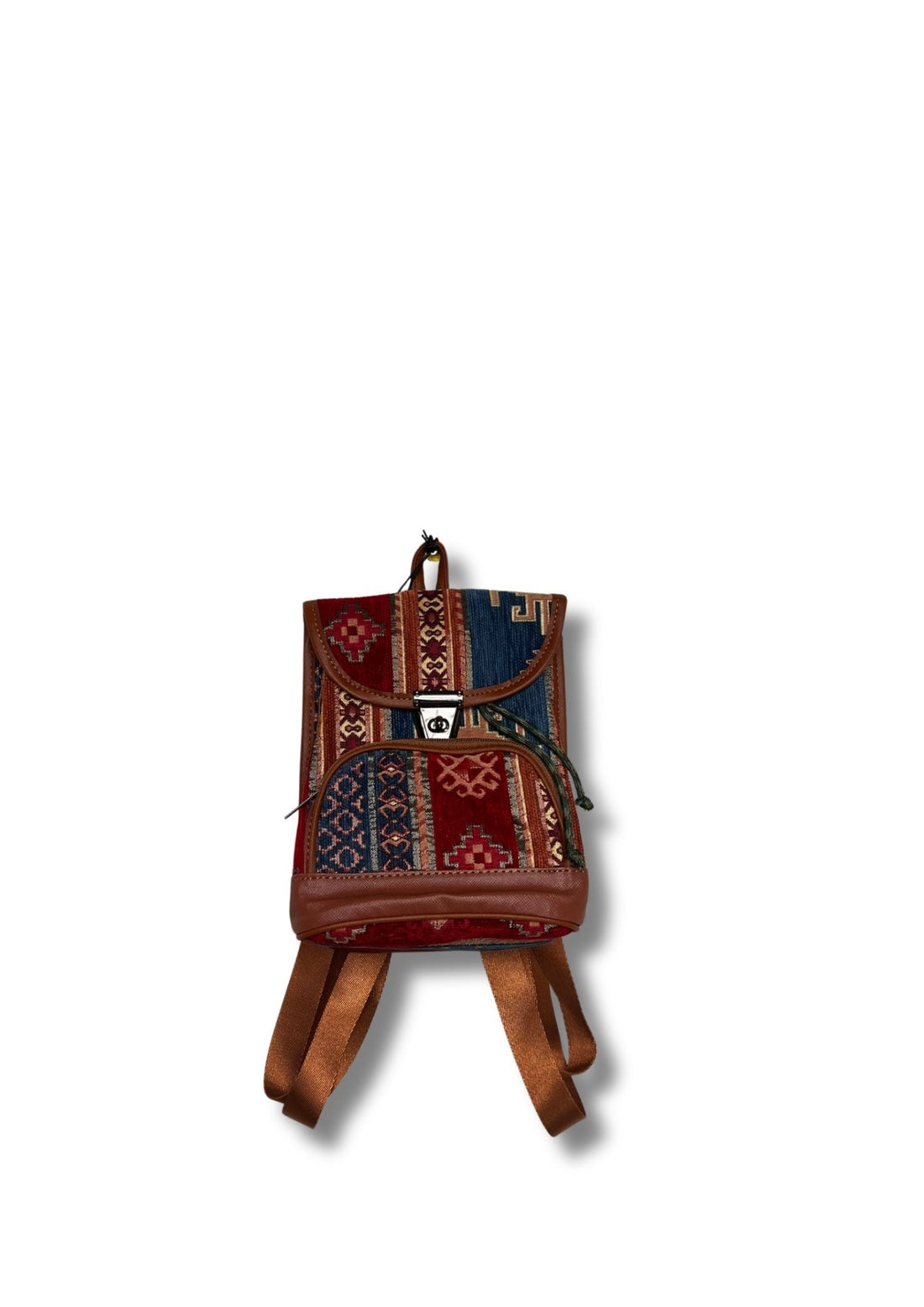 Halı Motifli Küçük Sırt Çantası