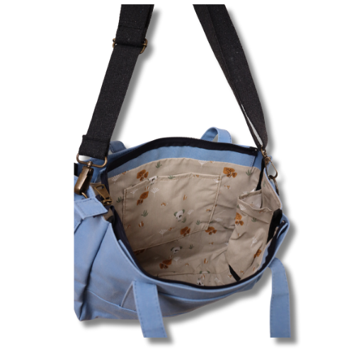 Açık Mavi Tote Çanta – Şehir & Günlük Kullanım