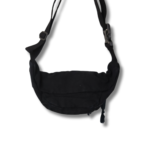 Siyah Kanvas Bel Çantası – Limited Edition