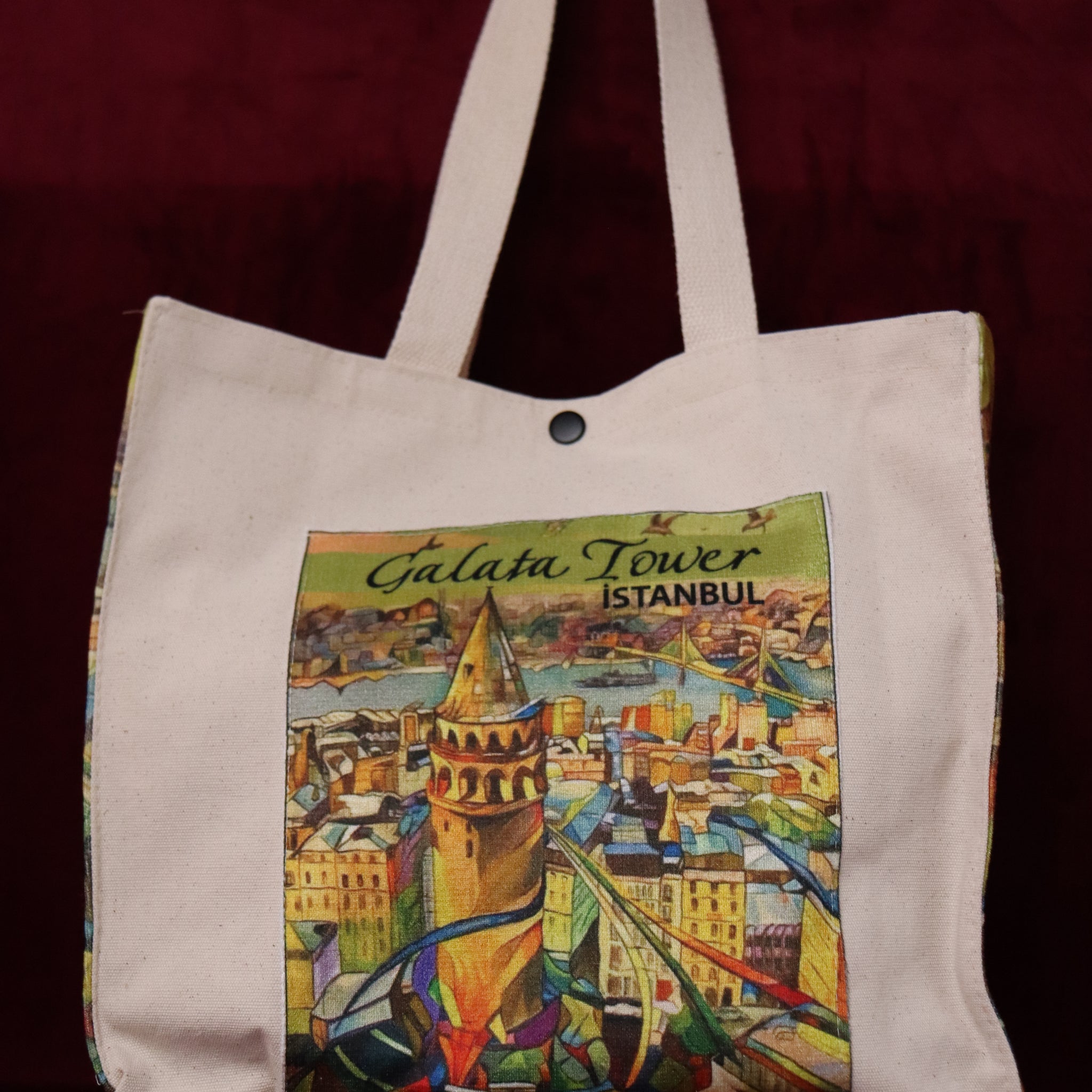 Galata Kulesi Canvas Çanta