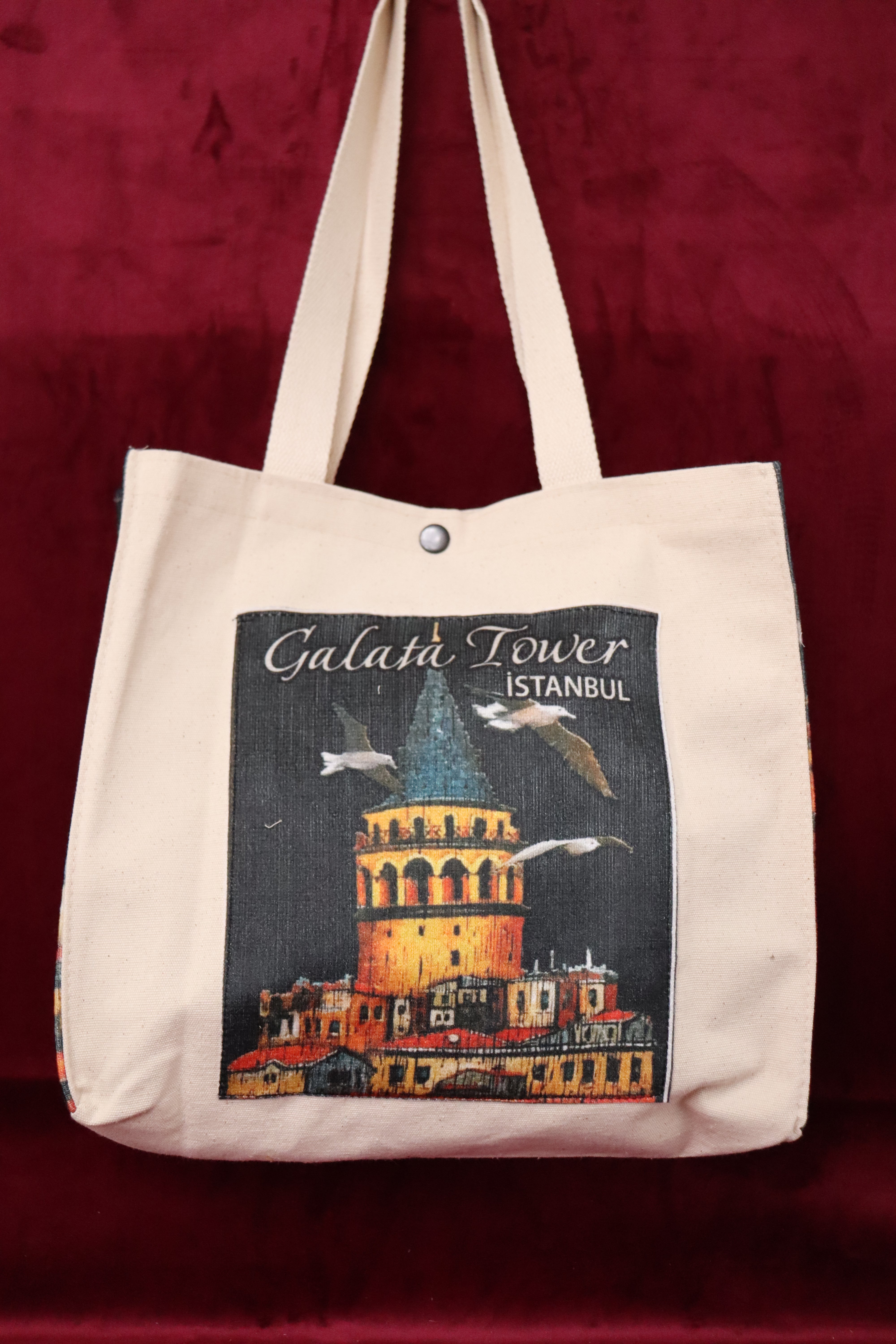 Galata Kulesi 2 Canvas Çanta