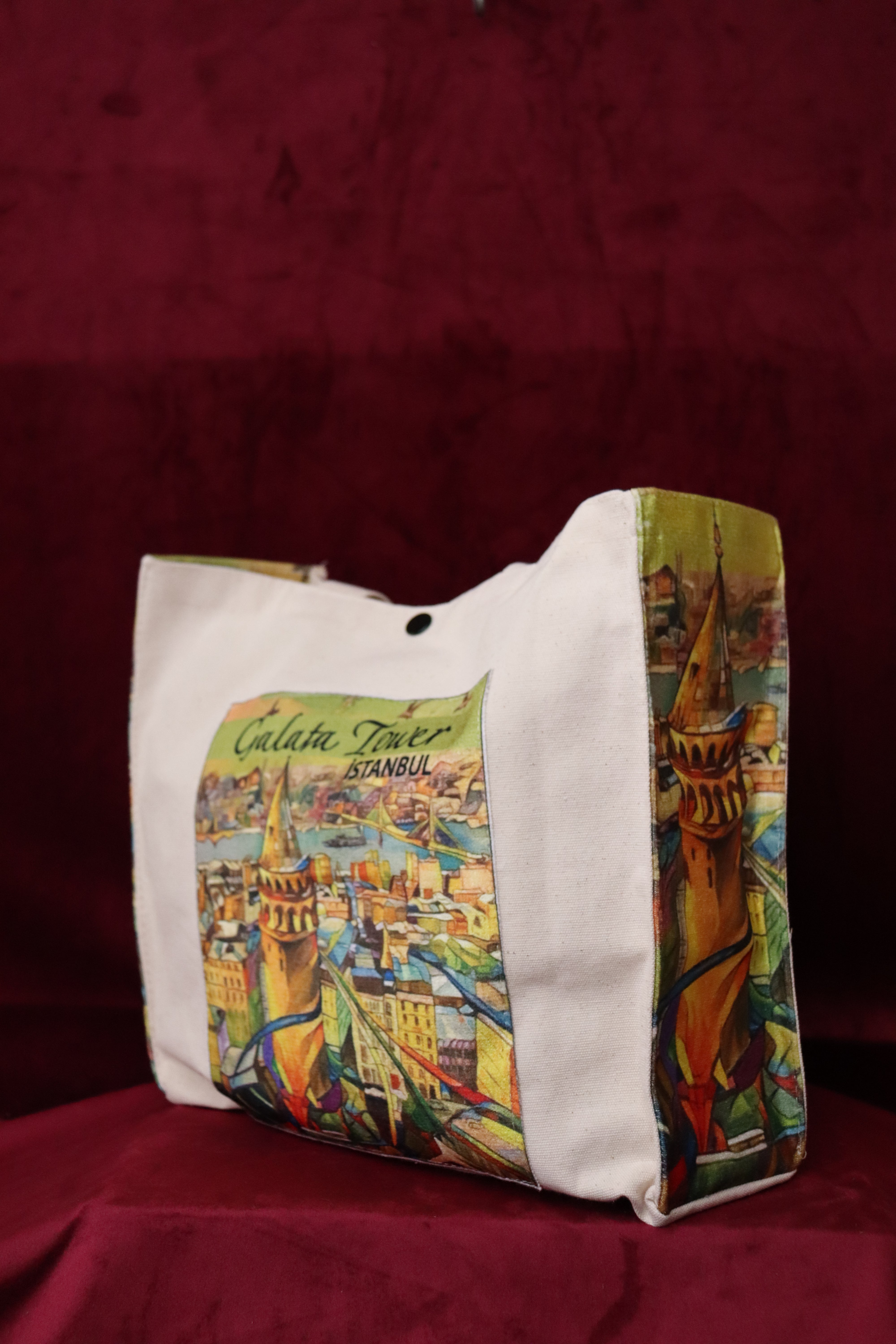 Galata Kulesi Canvas Çanta