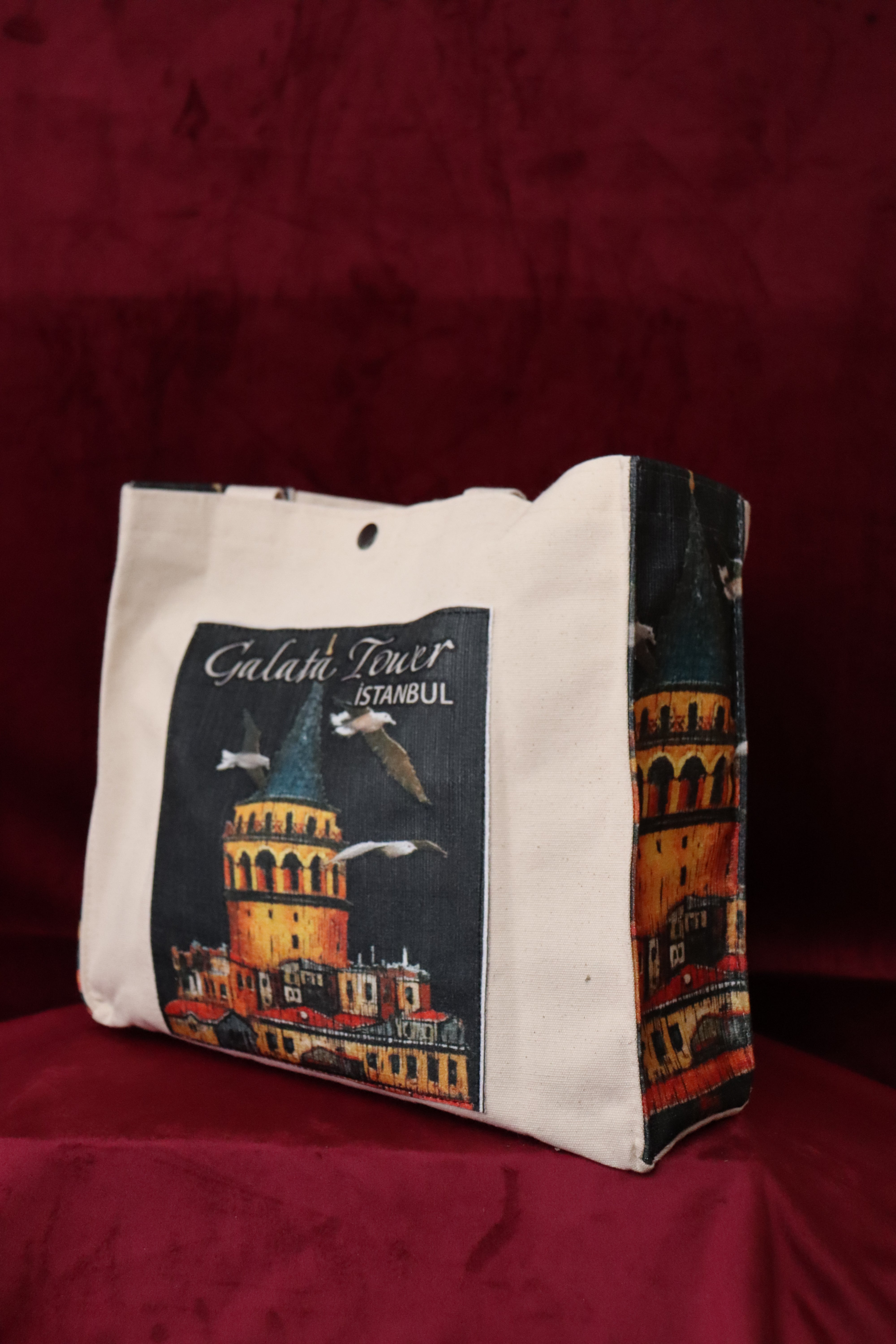 Galata Kulesi 2 Canvas Çanta