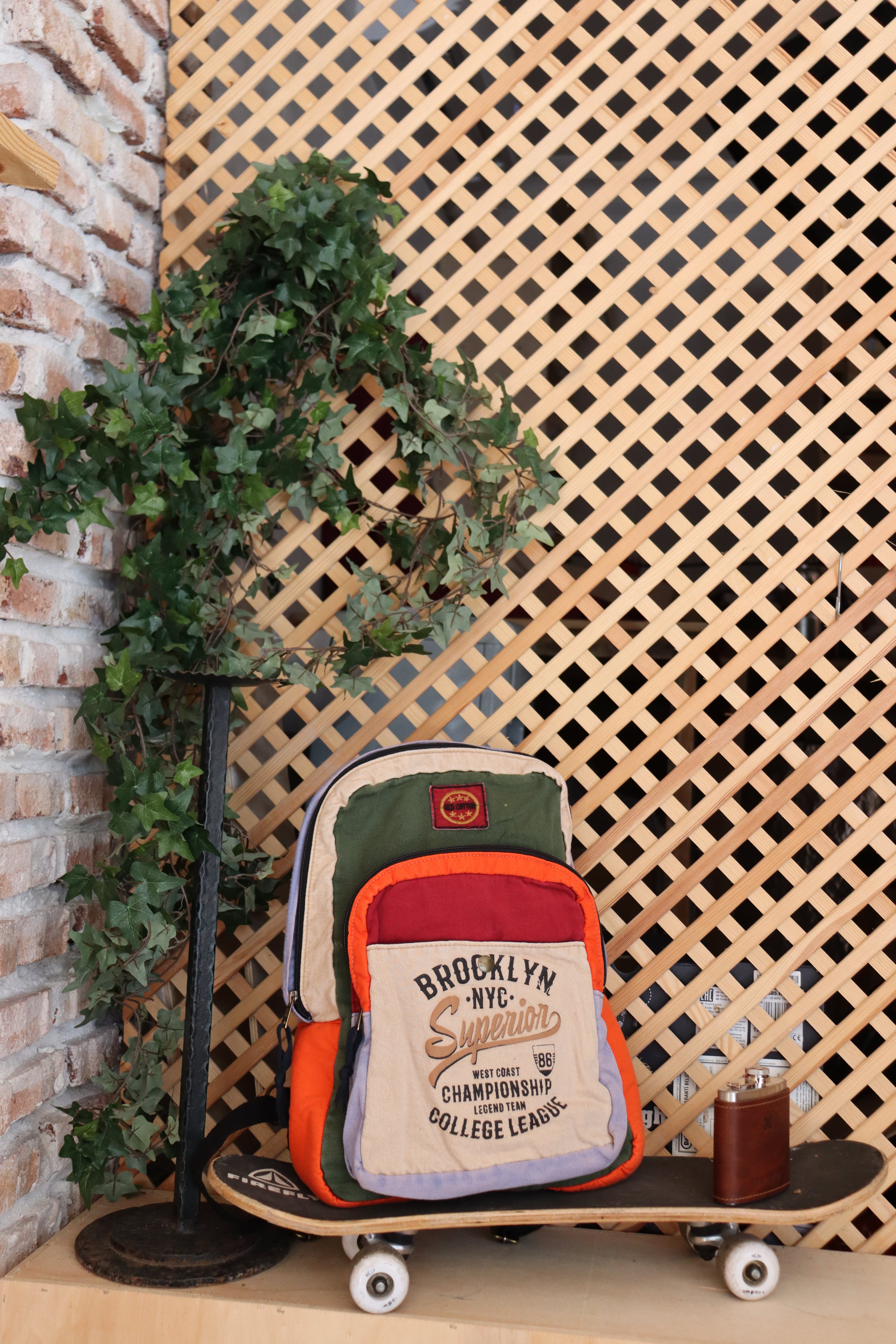 Brooklyn NYC Desenli Sırt Çantası – College League