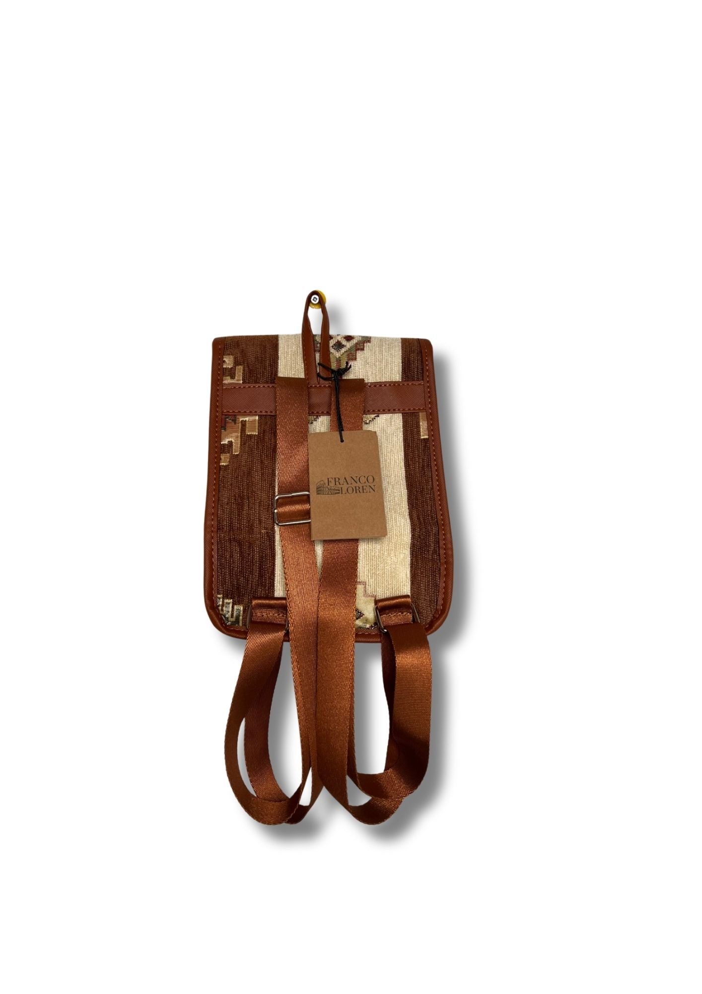 Halı Motifli Küçük Sırt Çantası