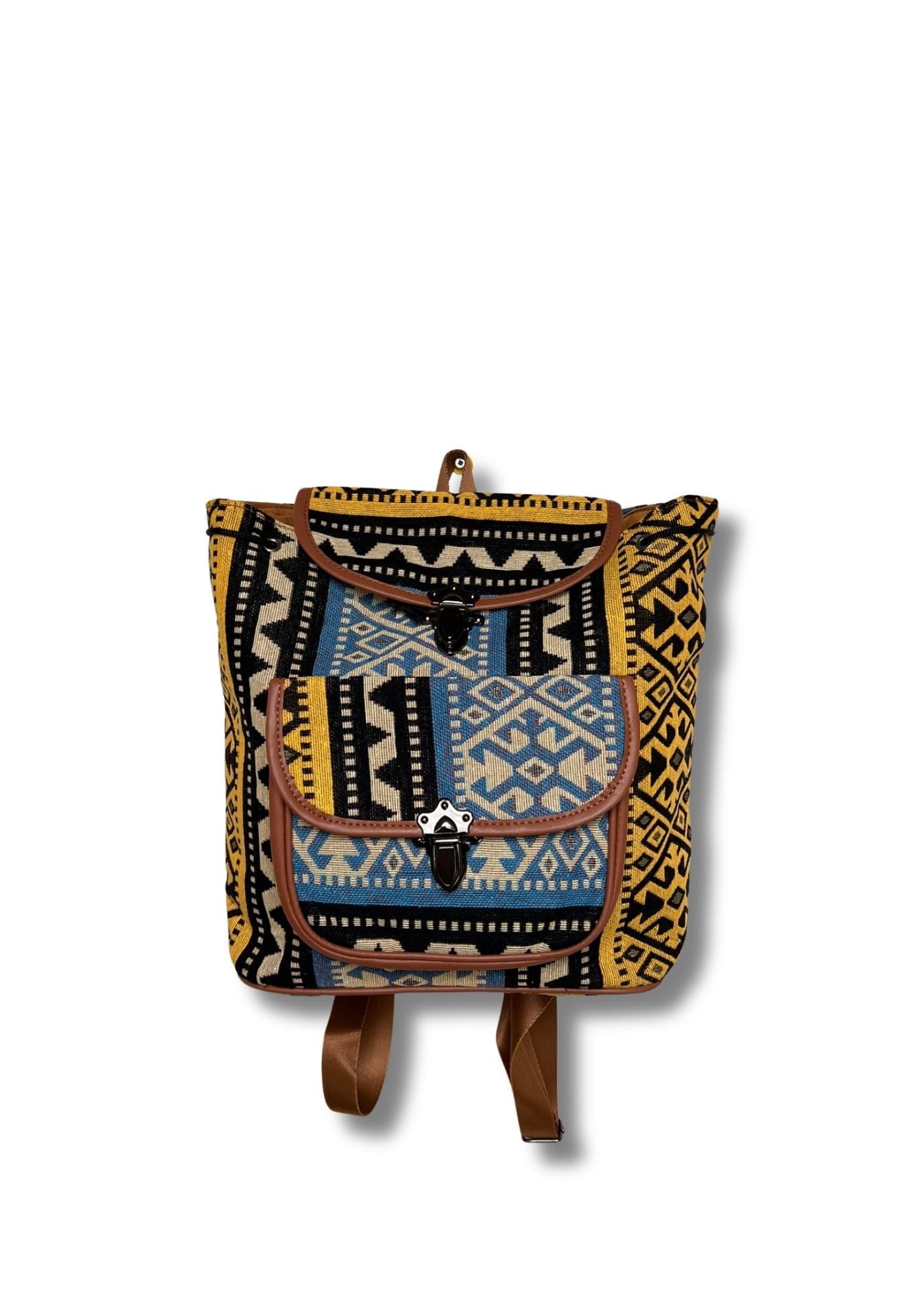 Halı Motifli Sırt Çantası